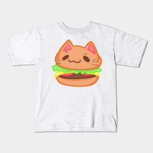 Burger Cat Kids T-Shirt